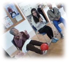 韓国学生来訪　笹本会　３